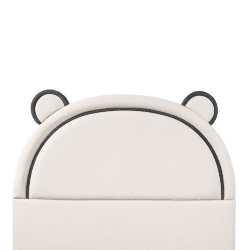 Modish Timber Panel Headboard with No Distressing, Arched Shape for Twin XL/King/Queen Bed, Featuring Sponge Upholstery and Standard Height thumbnail 9