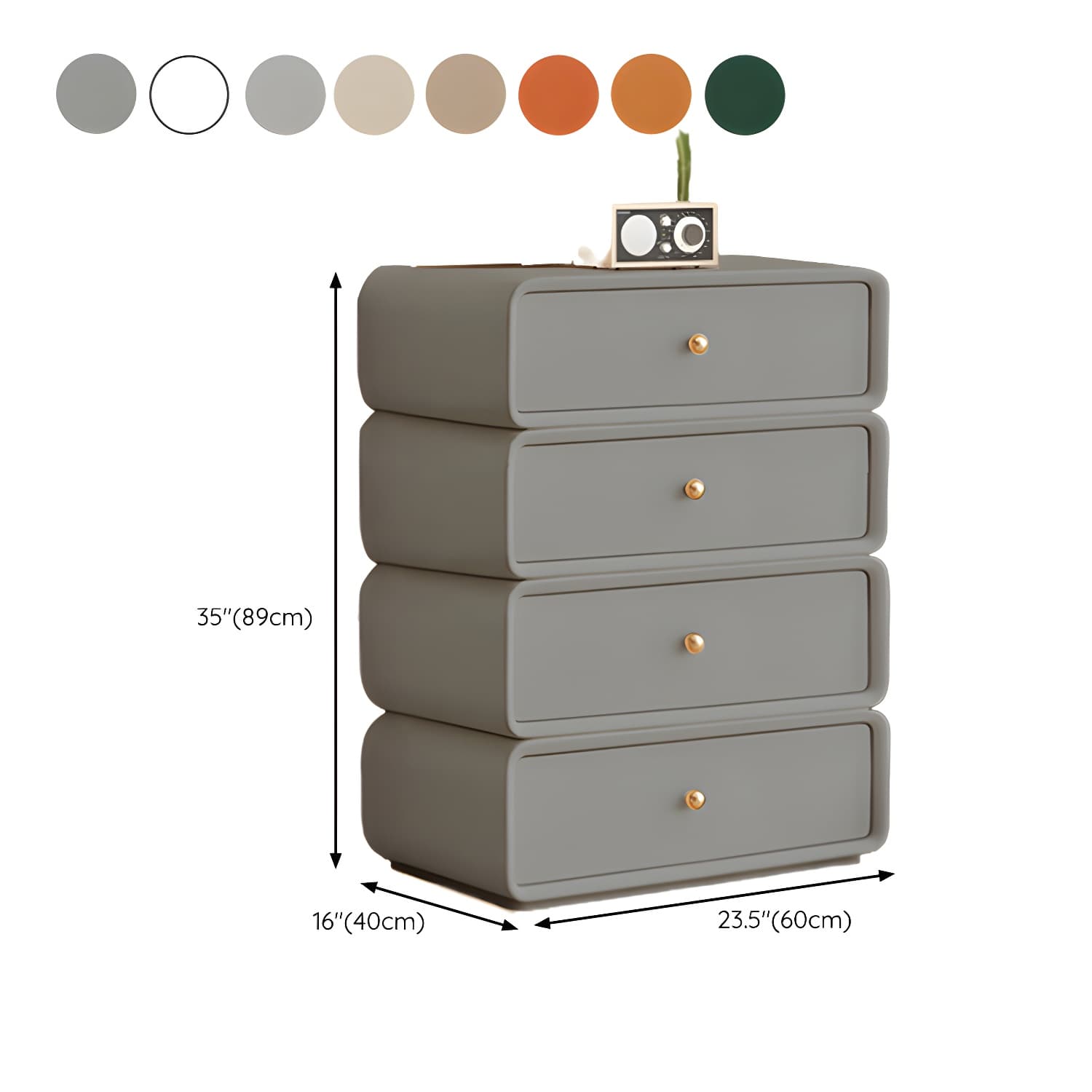 Modern Light Wood Dressers with Solid Wood Construction and Soft-Close Drawers thumbnail 18