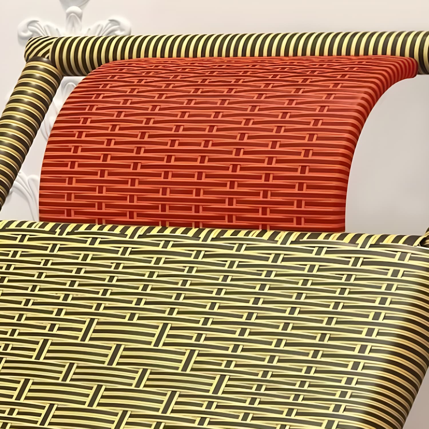 Modern Rattan Rocker Chair Reclining Rocking Chair for Home Decor - image 10