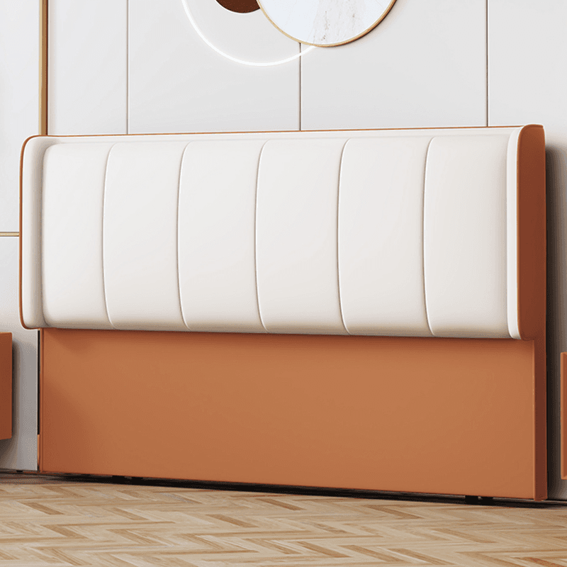 Trendy Panel Headboard in Natural Wood with No Distressing, Rectangle Shape for Full/Queen Bed, Sponge Upholstery Fill, Standard Height thumbnail 7