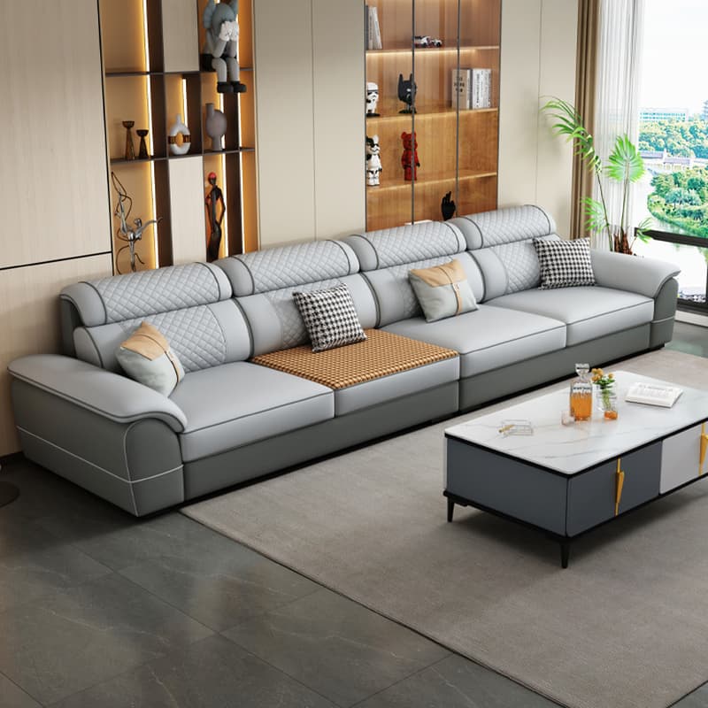 4 Pc L-Shape/Straight Left Hand Facing/Horizontal Sofa Recliner/Sofa Couch for 5 Person thumbnail 12