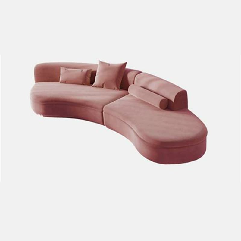 Trendy Seats 4/Seats 3 Armless Curved Sofa Recliner with Sponge Fill Cushions thumbnail 15