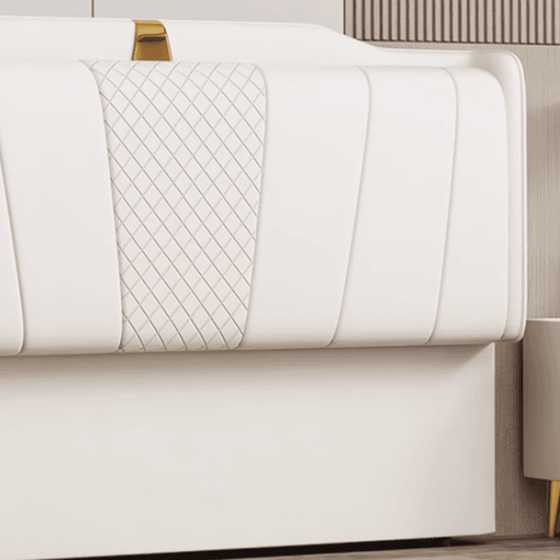 Modish Style Panel Headboard in Pine Wood with No Distressing, Rectangle Shape for Queen/Full/Twin XL Bed, Featuring Sponge Upholstery and Standard Height thumbnail 12