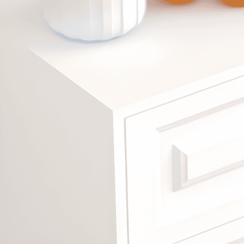 White Simple Iron Lingerie Chest/Bachelor Chest with 5/4/3 Drawers in Vertical/Horizontal Orientation thumbnail 4