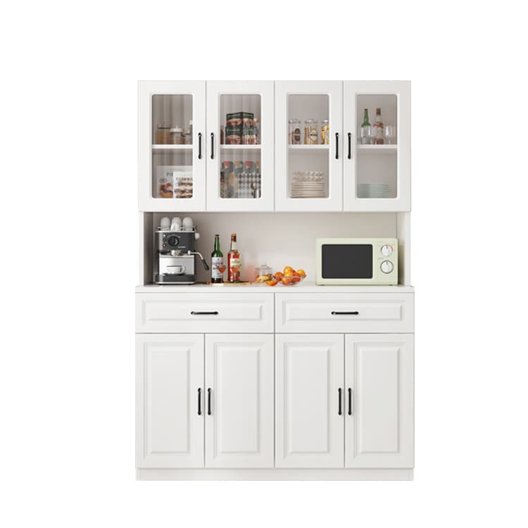 Freestanding Open Kitchen Storage Cabinet with Microwave Shelf, Countertop and Kitchen Appliance Storage for Kitchen in a Modish Style - image 5