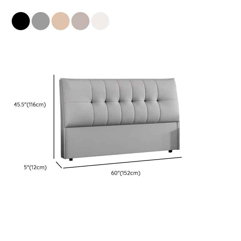 Modish No Distressing Button-tufted Panel Headboard in Rectangle Shape for King/Queen/Full Bed with Sponge Upholstery Fill and Standard Height thumbnail 13