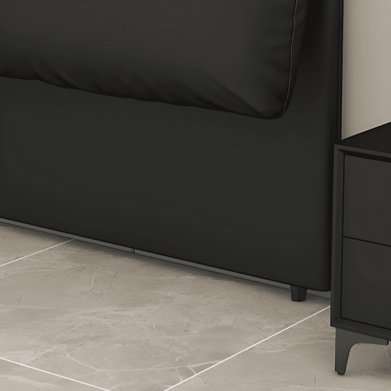 Simple Free-standing Standard King(76"W x 80"L)/Queen(60"W x 80"L)/Full(54"W x 75"L) Panel No Distressing With Legs in Wood/ Upholstery and Sponge thumbnail 8