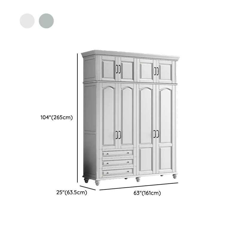 Standalone Wood Armoire Cabinet with Hinged Soft Close Door, Soft Close Drawer & Interior Shelves thumbnail 26
