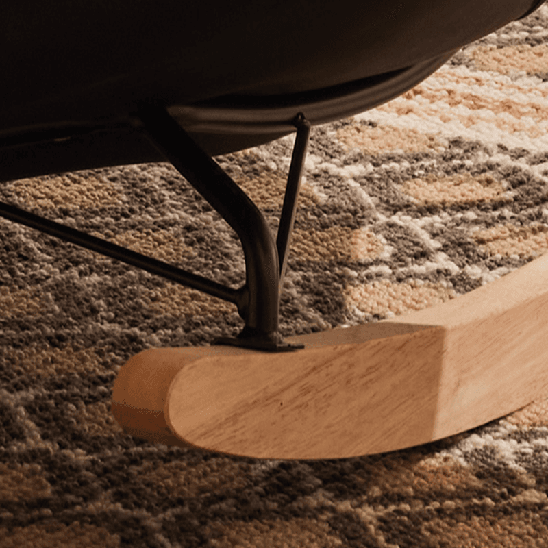 Simple Scratch-tolerant Upholstered Porch Rocker: Padded thumbnail 12