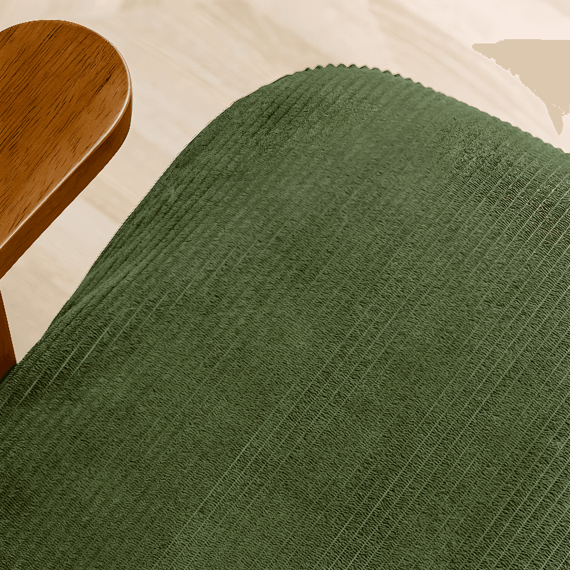 Black/Jade Green/Ivory Art Deco Upholstered Rocking Armchair with Recessed Arm thumbnail 13