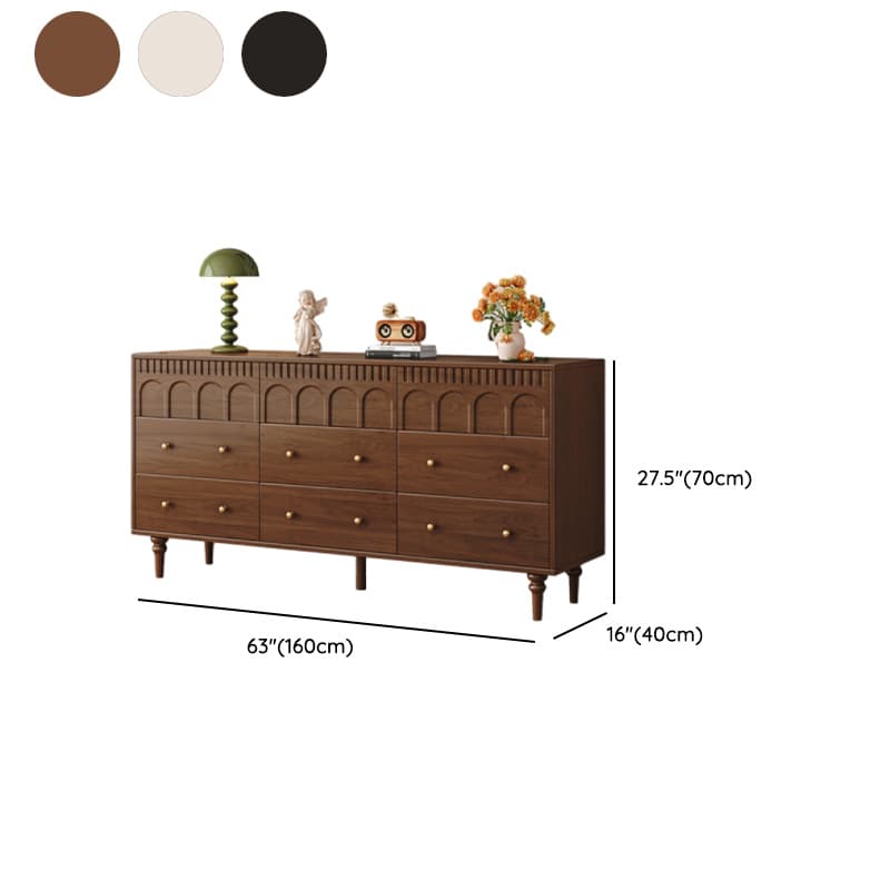 Trendy Composite Wood Double Dresser/Lingerie Chest/Bachelor Chest with 6/8/9 Drawers in Horizontal/Vertical Orientation thumbnail 22