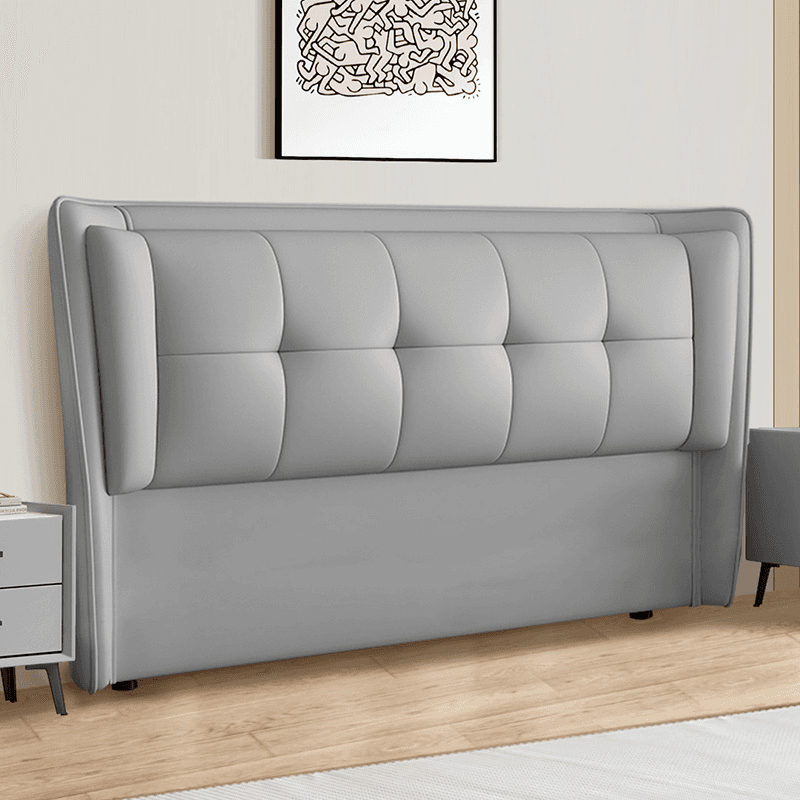Standard（36-55“） Free-standing Standard Rectangular Full(54"W x 75"L) Stitch-tufted Wingback Headboard with Timber Frame and Sponge Filing thumbnail 6