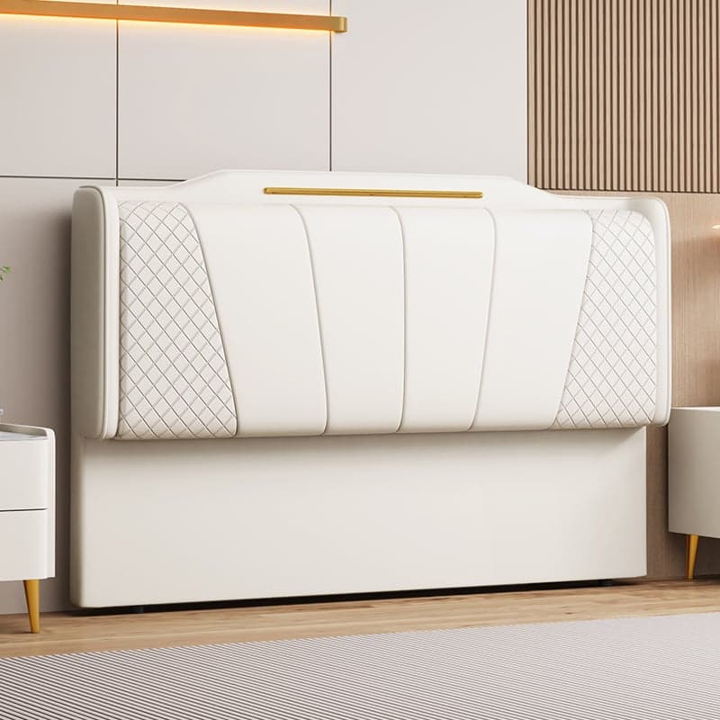 Casual Camelback Wood Panel With Legs & Sponge Cushion for Queen(60"W x 80"L)/Full(54"W x 75"L)/Twin(38"W x 75"L) Bed, Standard（36-55“） thumbnail 5