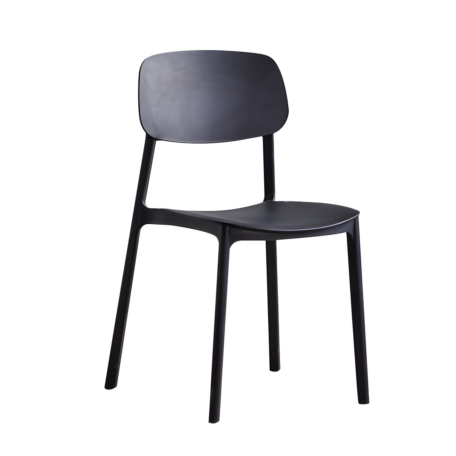 Plastic Indoor-Outdoor Side Chair Armless Stackable Dining Chairs thumbnail 15
