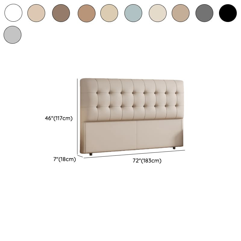 Trendy Panel Headboard with No Distressing, Piled Tufted Rectangle Design for King/Queen/Full Bed, Featuring Sponge Upholstery and Standard Height thumbnail 16