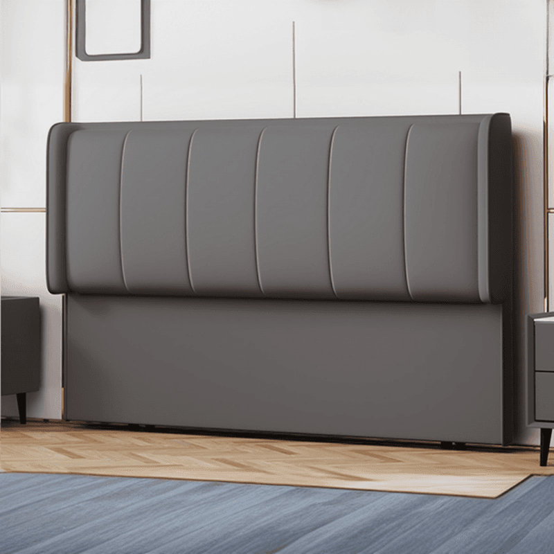 Modish Style Panel Headboard with No Distressing in Pine Wood, Rectangle Shape for Full/Queen Bed, Featuring Sponge Upholstery Fill and Standard Height thumbnail 1