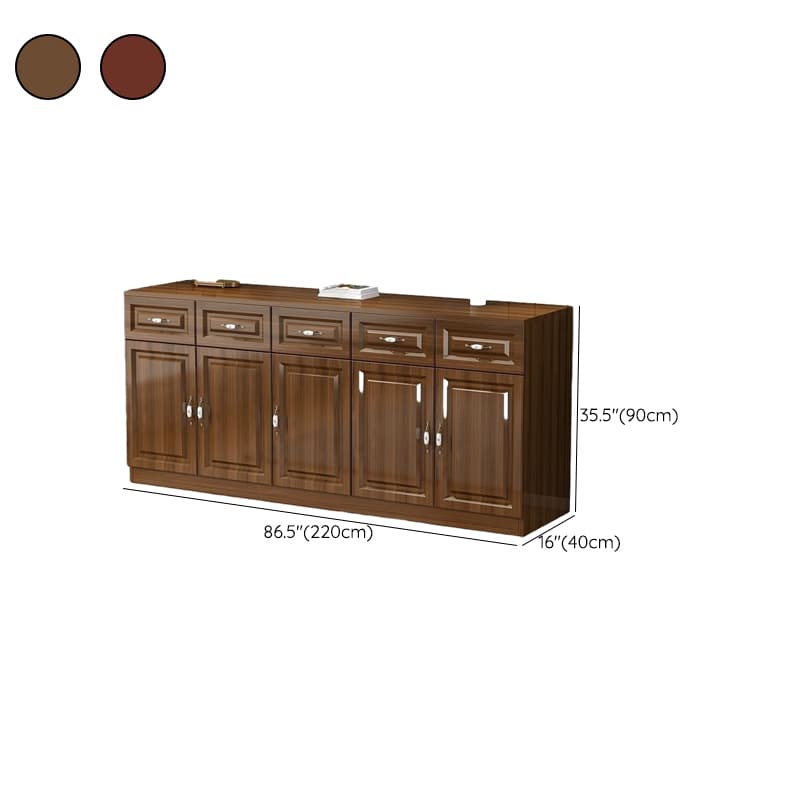Modern Wood Cabinets Buffets & Sideboards 31.5 inches Width Non-Adjustable Drawers Included thumbnail 19