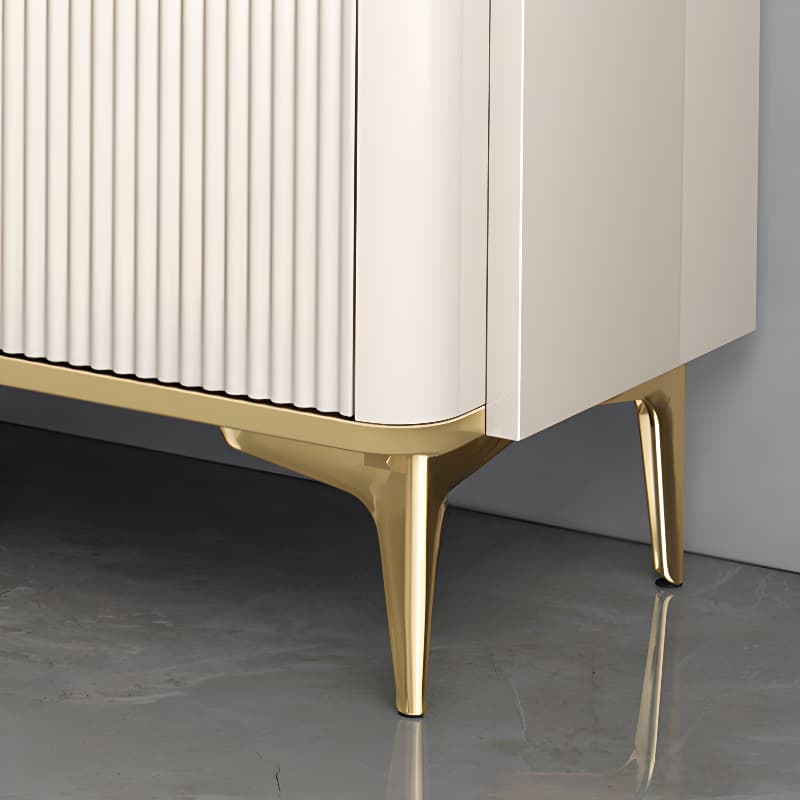 Glam Free Standing Utility Storage Cabinet for Parlor with Sintered Stone Countertop thumbnail 8