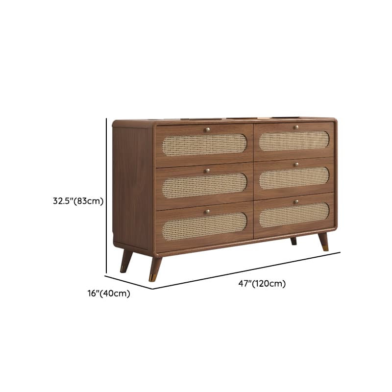 Antique Square Auburn Wood Semainier/Double Dresser Vertical/Horizontal with 6 Drawers/5 Drawers/3 Drawers thumbnail 17