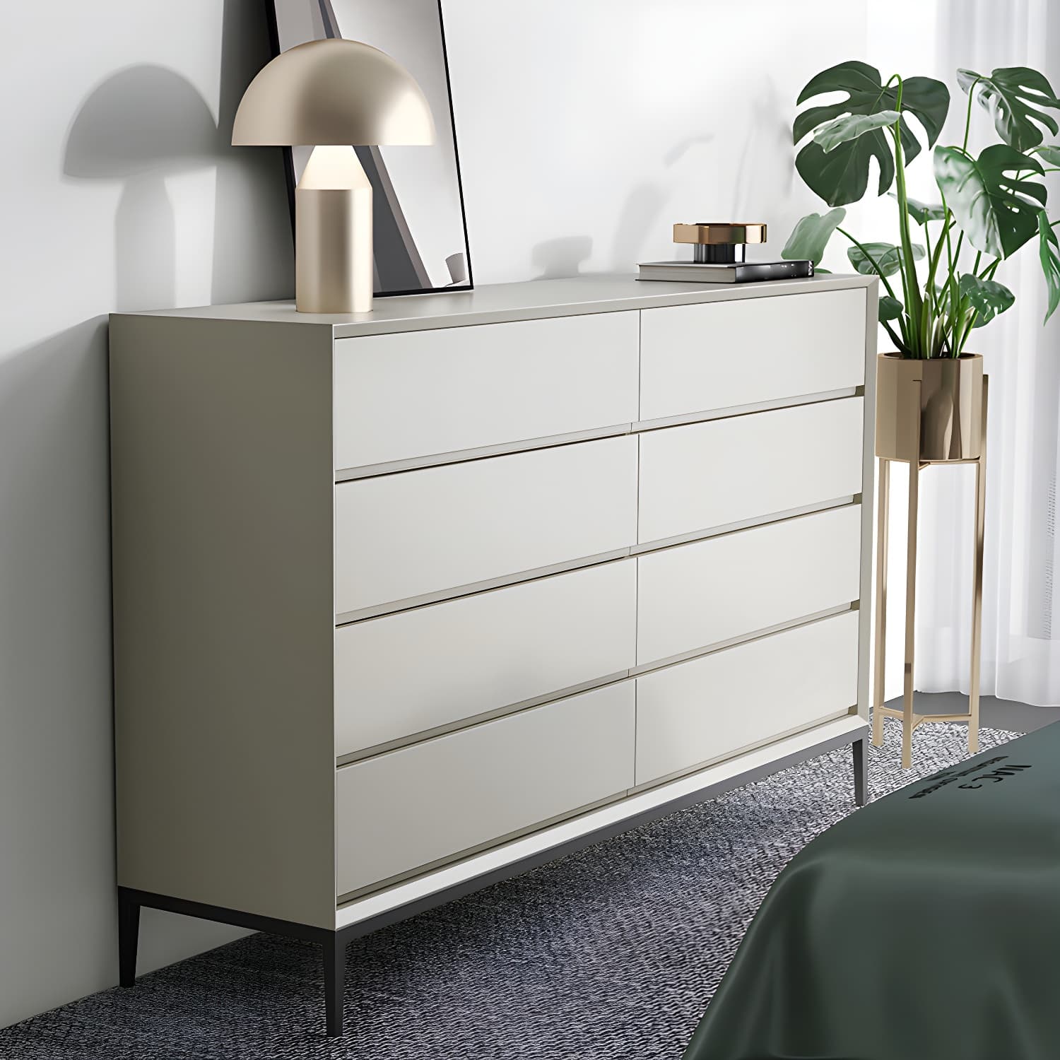 Minimalist Wood Double Dresser for Neat and Stylish Organizing thumbnail 16