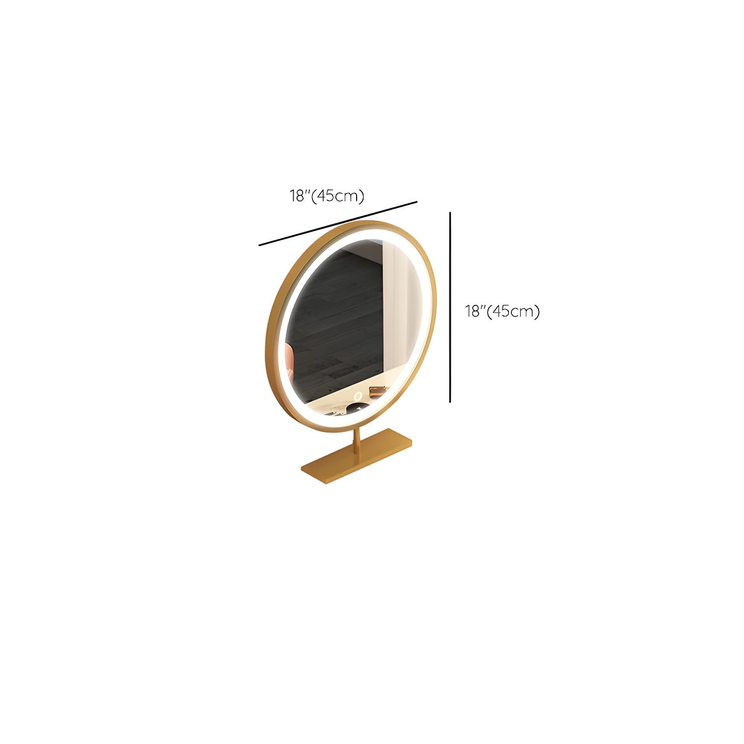 Scandinavian Wooden Vanity Desk in White Modern with Drawers Dressing Table thumbnail 18