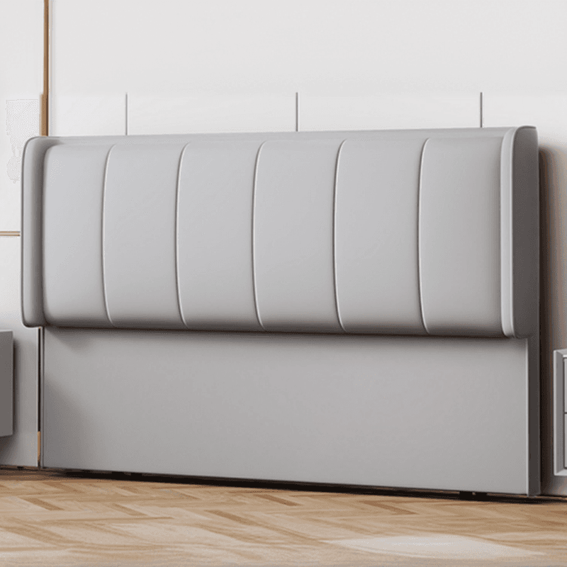 Modish Style Panel Headboard with No Distressing in Pine Wood, Rectangle Shape for Full/Queen Bed, Featuring Sponge Upholstery Fill and Standard Height thumbnail 3