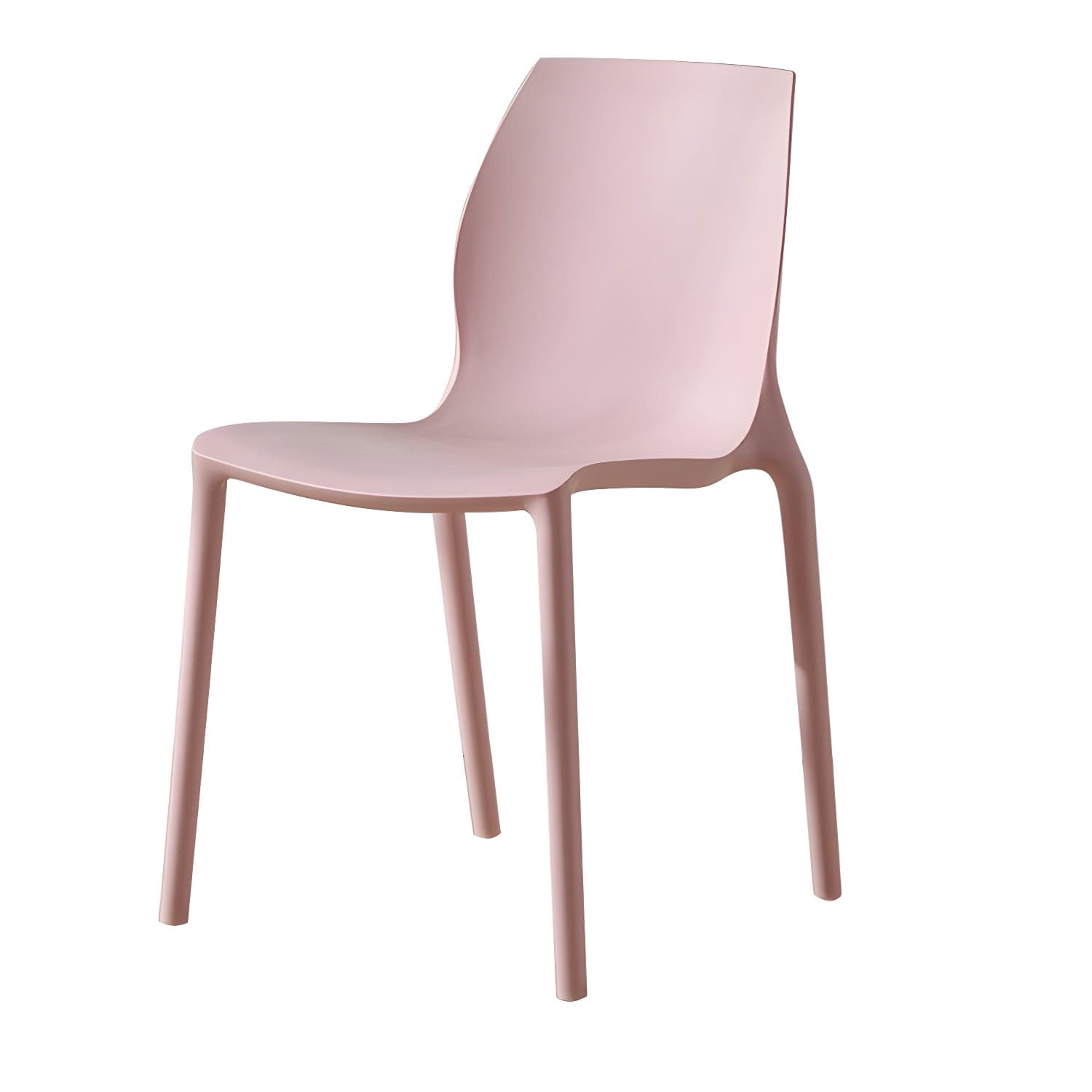 Contemporary Plastic Dining Room Chair Multicolor Stackable Side Chair thumbnail 5