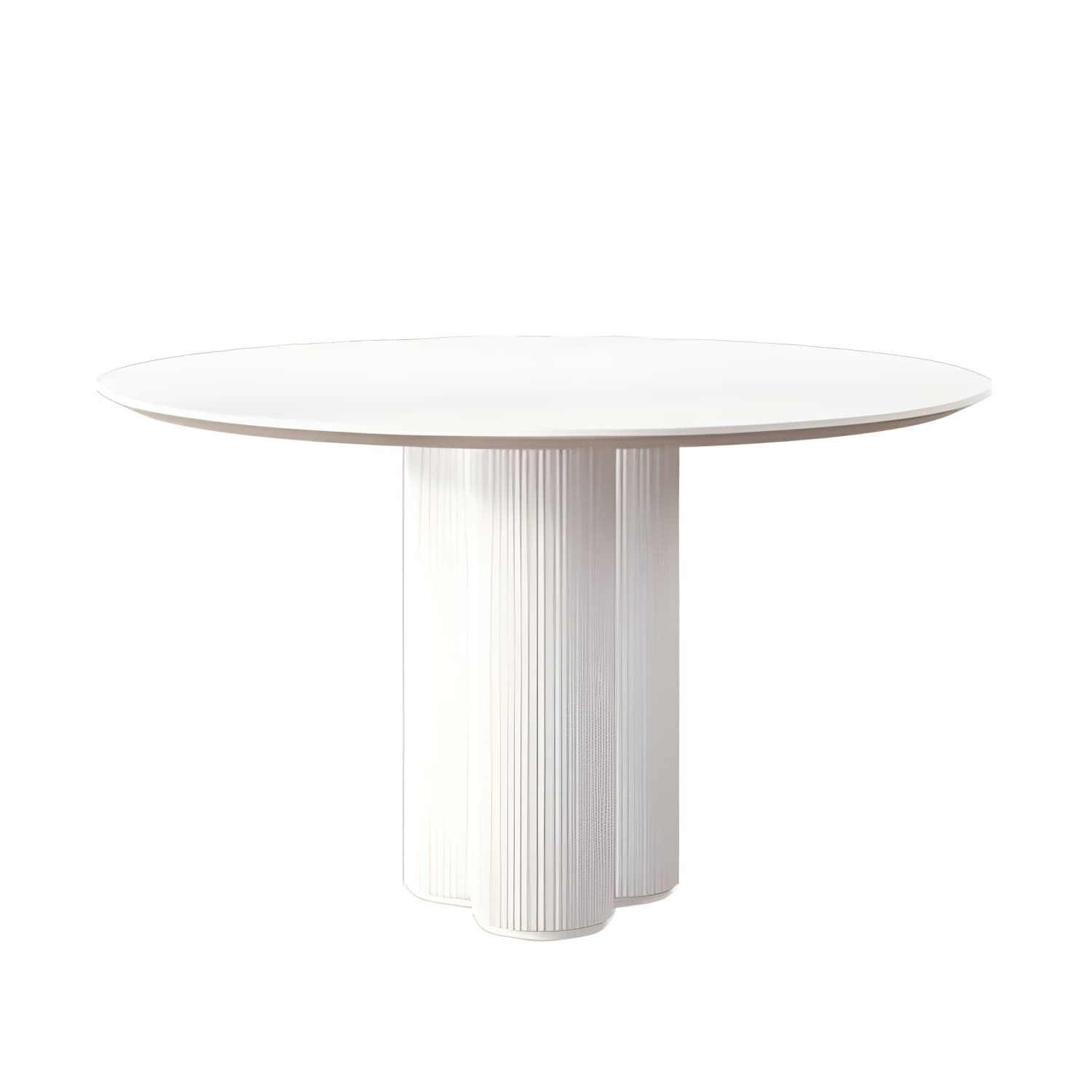 Modern Casual Dining Table Round Top Dinner Table Kitchen Home thumbnail 8