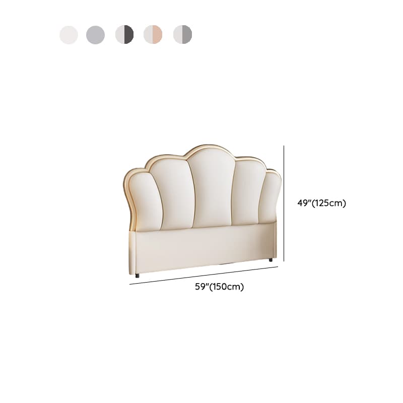 Modish No Distressing Timber Panel Headboard for King/Queen/Full Bed with Sponge Upholstery, Free-standing Installation, and Standard Height thumbnail 13