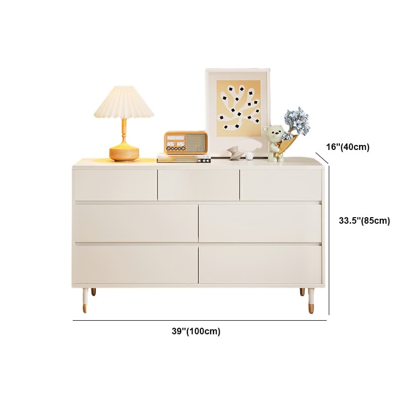 Modern White Wood Dressers with Soft-Close Drawers , Shelves Not Included - image 13