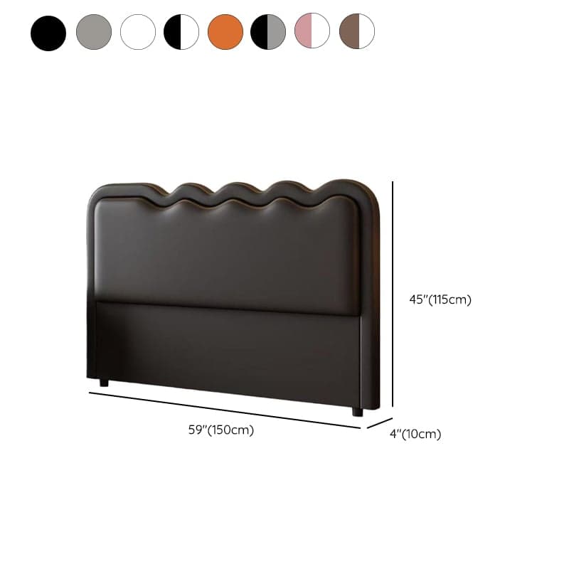 Modish Style Panel Headboard with No Distressing in Timber for King/Queen/Full Bed, Featuring Sponge Upholstery Fill, Free-standing Installation, and Standard Height thumbnail 15