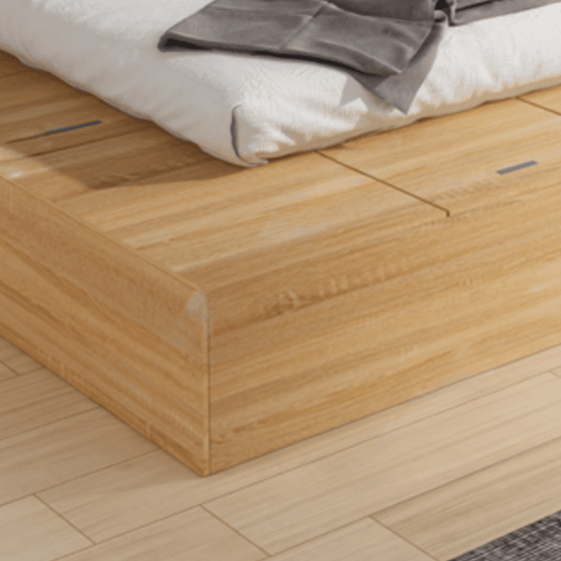 Natural Color Solid Color Storage Included with Storage Drawer for Bedroom thumbnail 5