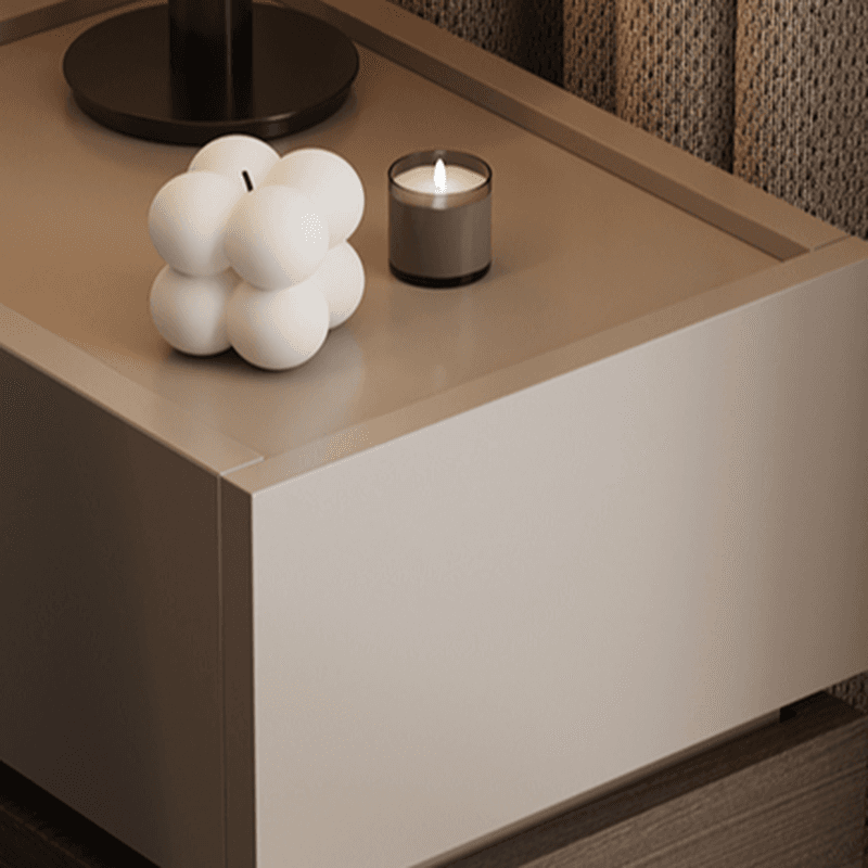 Organic Modern Nightstand With Drawer Organization featuring 2 Drawers and Composite Wood Countertop thumbnail 13