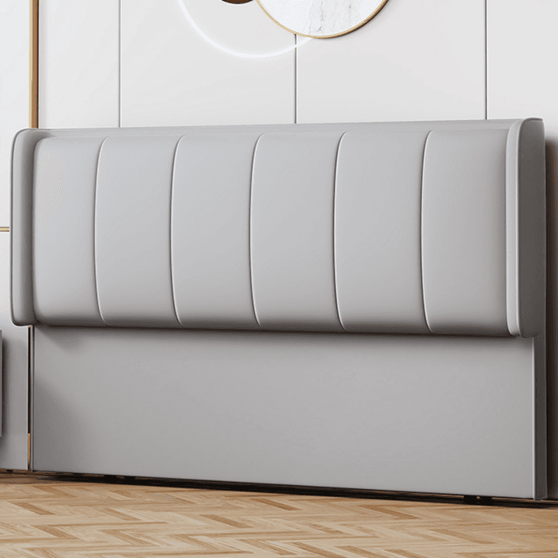 Trendy Panel Headboard in Natural Wood with No Distressing, Rectangle Shape for Full/Queen Bed, Sponge Upholstery Fill, Standard Height thumbnail 3
