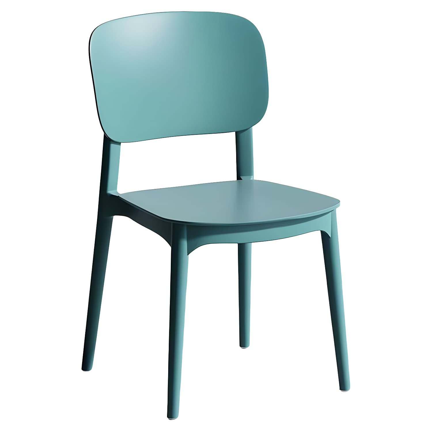 Scandinavian Style Stackable Kitchen&Dining Chair, Plastic and Non-Upholstered thumbnail 14