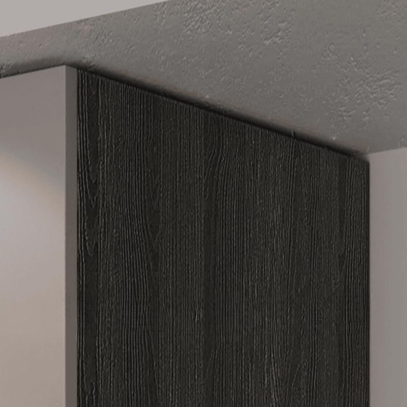 Sand Minimalist Laminate Cabinet Armoire with Soft Close Drawer, Soft Close Door, Interior Shelves, and Clothing Rod thumbnail 5