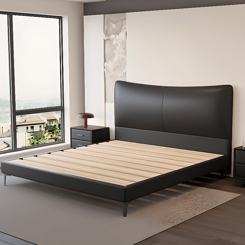 Simplistic Style Panel Headboard in Lumber with No Distressing, Rectangular Shape for Queen/Full/Twin XL Bed, Featuring Sponge Upholstery Fill and Standard Height thumbnail 9