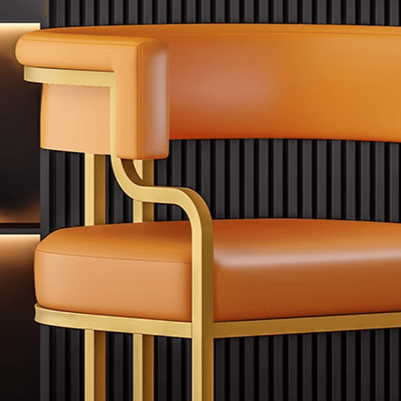 Glam/Casual Alloy Arm Chair with Cushioned Uncovered Back and Armrest thumbnail 14