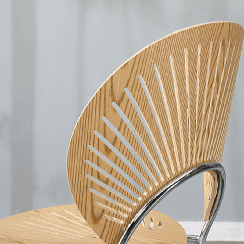 Dining Room Sturdy Side Chair with Outlined Frame and Foot Pads thumbnail 30