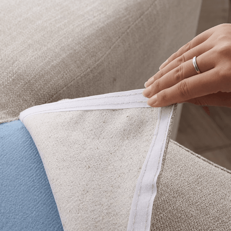 Modern Cotton and Linen L-Shape Sofa Recliner with Concealed Support thumbnail 9