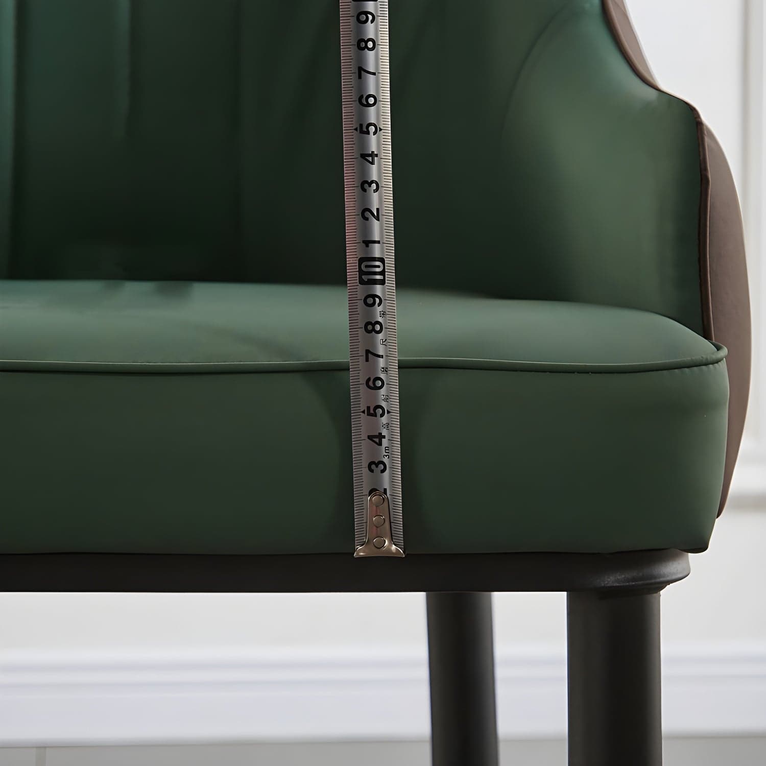 Contemporary Metal Dining Room Chairs Upholstered Dining Armchairs for Home Use thumbnail 15
