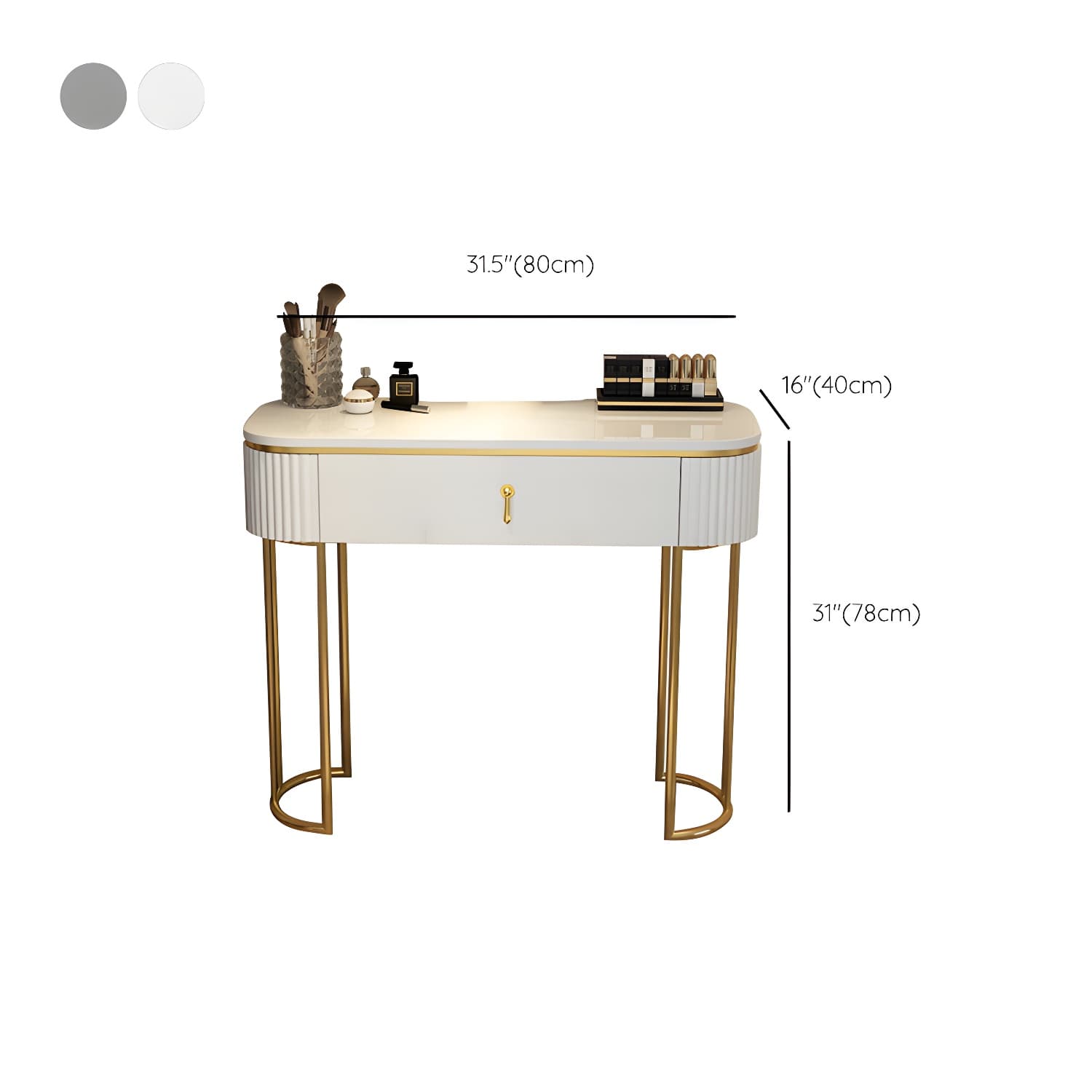 Glam Bedroom Vanity Dressing Table Wood Vanity Dressing Table Set thumbnail 13