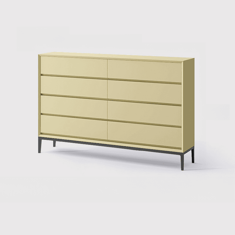 Trendy Raw Wood Console Dresser, Horizontal with 8 Drawers thumbnail 10
