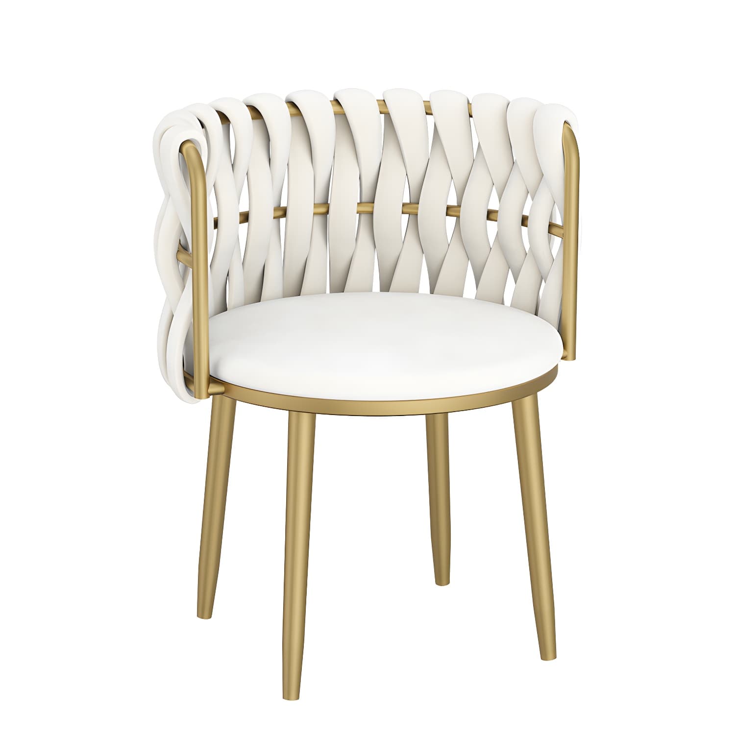 Nordic Metal Dining Room Chairs Velvet Armless Dining Chairs for Restaurant thumbnail 5