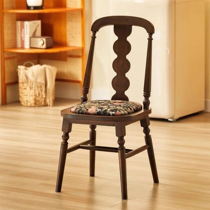 Drawing Room Framed Side Chair with Slat Back thumbnail 4