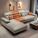 Color Beige/Orange
