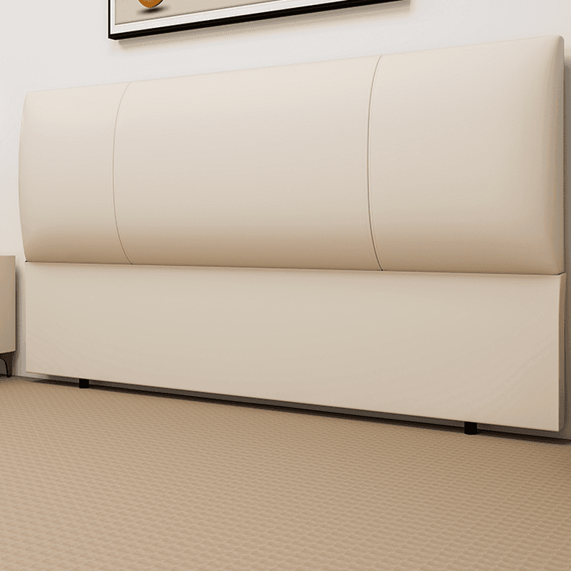 Simplistic Style Panel Headboard in Natural Wood with No Distressing, Rectangular Shape for Queen/Full/Twin XL Bed, Featuring Sponge Upholstery and Standard Height thumbnail 8
