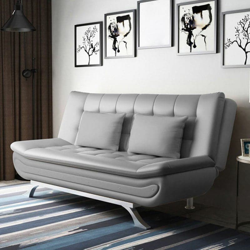 75'' Modern Armless Solid Color Sofa, Foam Filled Upholstery - Partial Assembly thumbnail 9