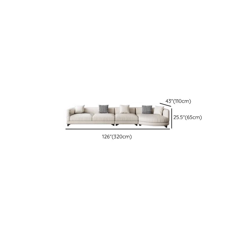 Living Space Use 4 Pc /5 Piece Set L-Shape Right Hand Facing Corner Sectional, 5-Seater /Seats 6 thumbnail 15