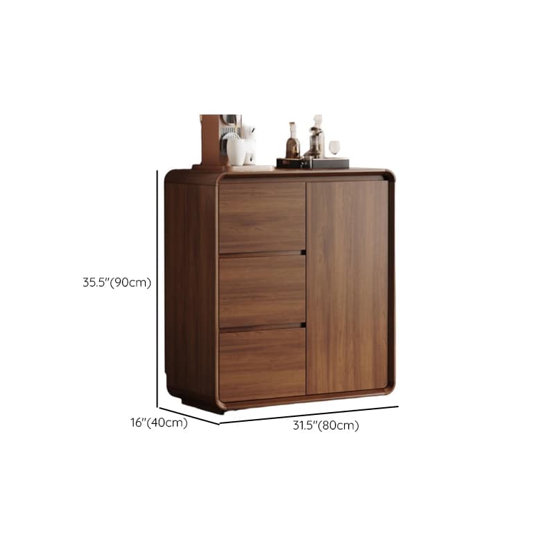 Narrow/Standard/Wide Auburn Sideboard with Lumber Adjustable Shelf, Locker, 3 Drawers and 4 Doors/2 Doors/Single Door thumbnail 15